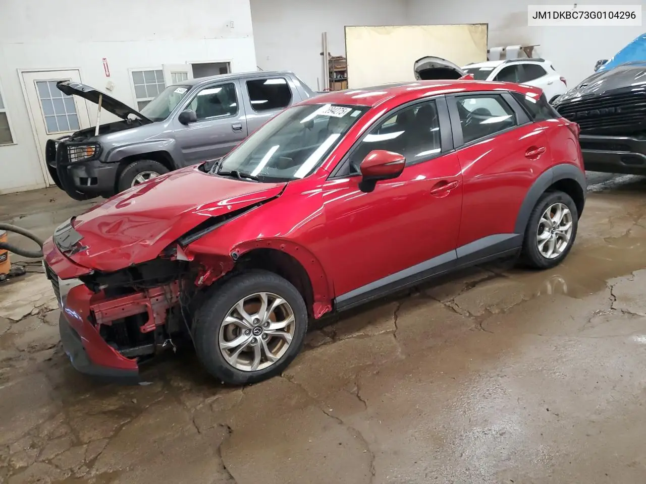 2016 Mazda Cx-3 Touring VIN: JM1DKBC73G0104296 Lot: 62894275