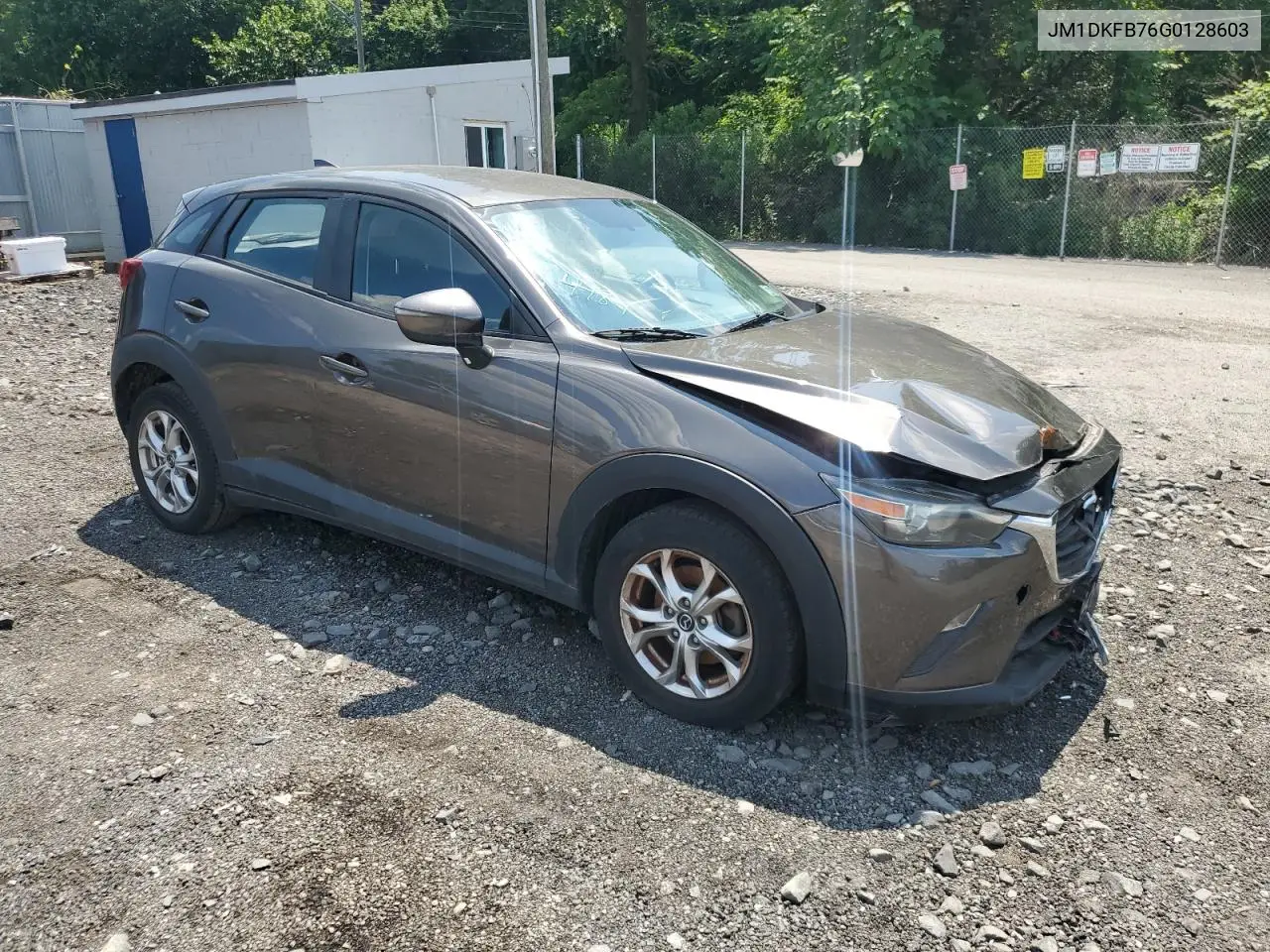 2016 Mazda Cx-3 Sport VIN: JM1DKFB76G0128603 Lot: 63319145