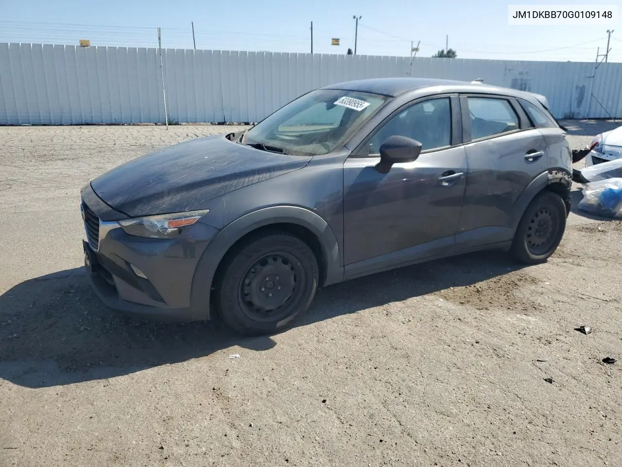2016 Mazda Cx-3 Sport VIN: JM1DKBB70G0109148 Lot: 63390955