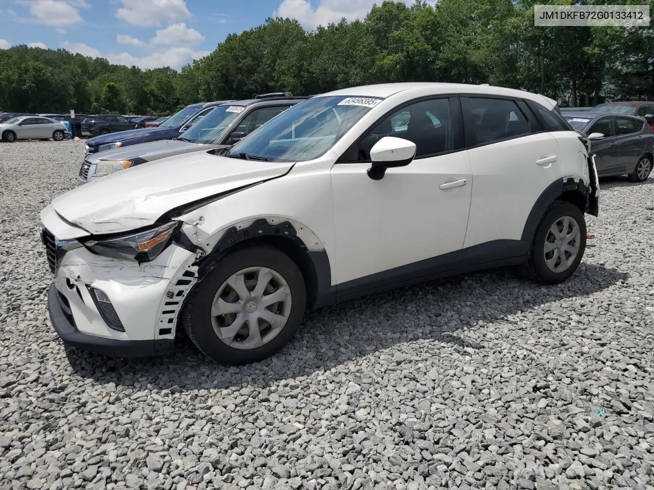 2016 Mazda Cx-3 Sport VIN: JM1DKFB72G0133412 Lot: 63496395