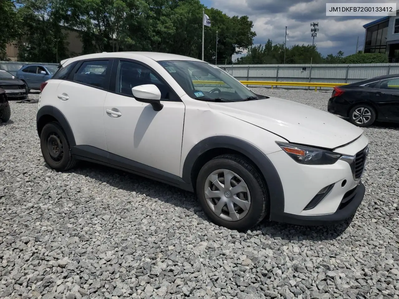 2016 Mazda Cx-3 Sport VIN: JM1DKFB72G0133412 Lot: 63496395