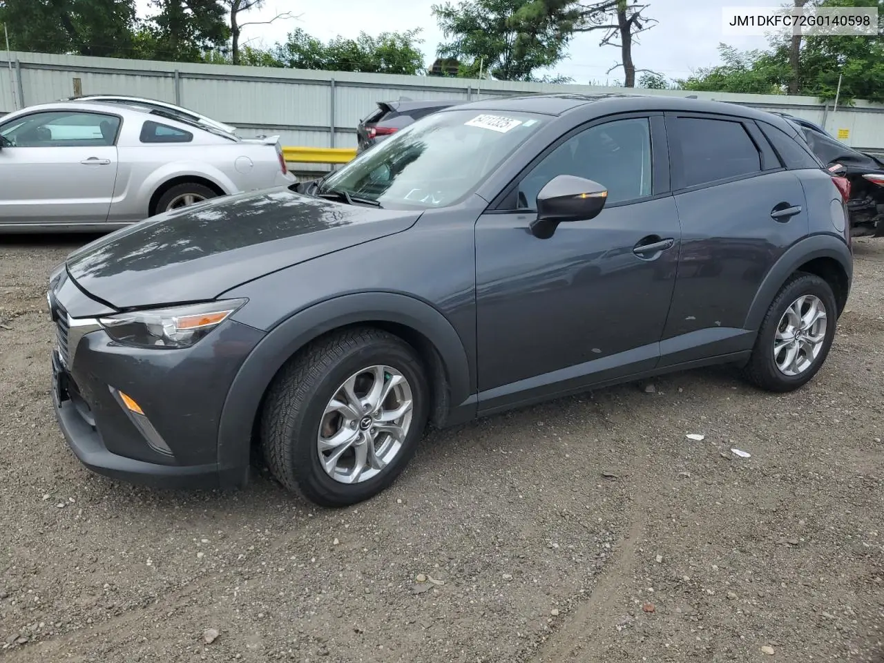 2016 Mazda Cx-3 Touring VIN: JM1DKFC72G0140598 Lot: 64112325