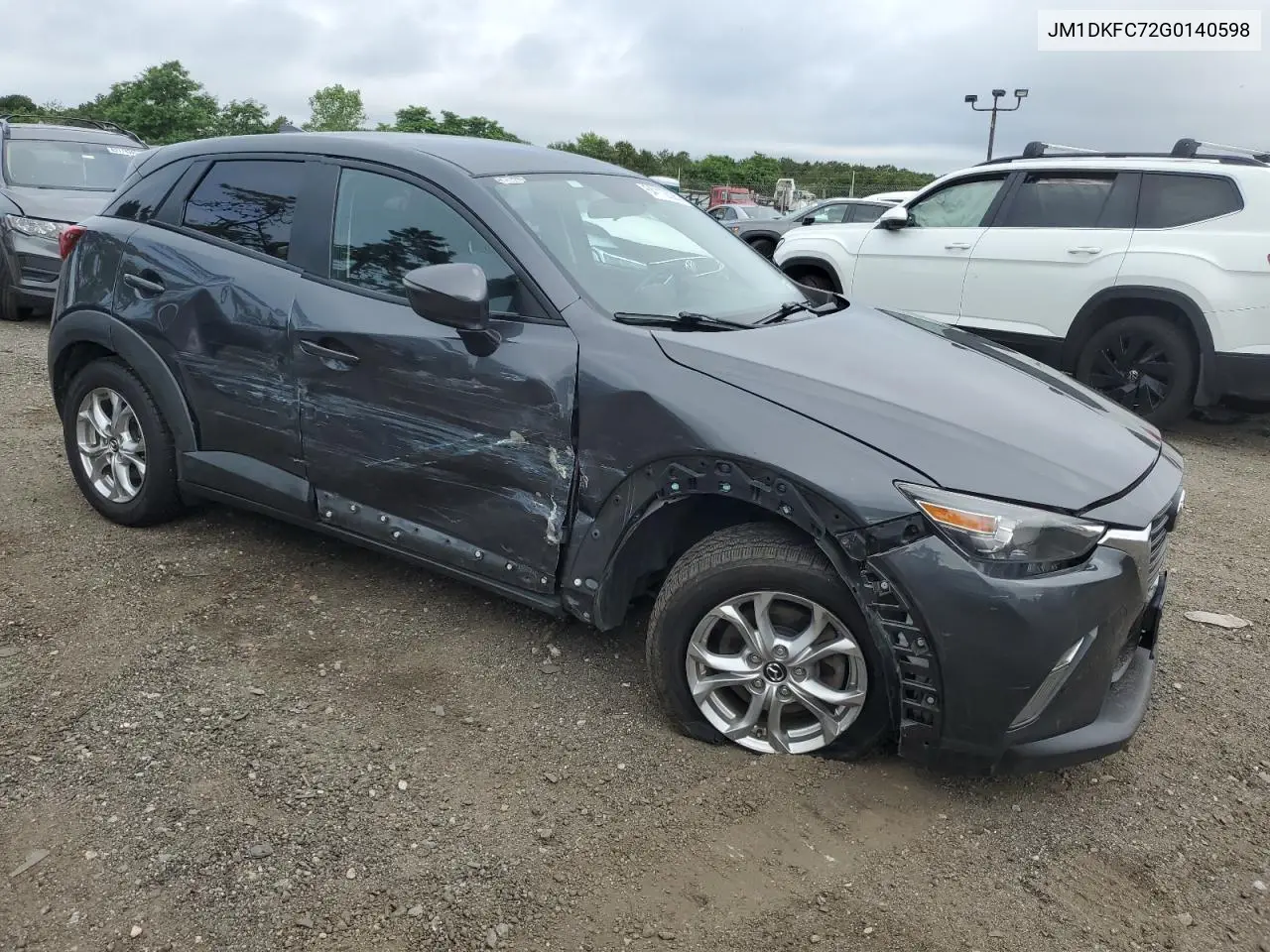 2016 Mazda Cx-3 Touring VIN: JM1DKFC72G0140598 Lot: 64112325