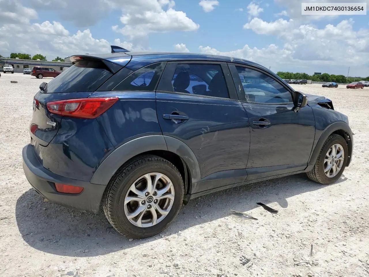 2016 Mazda Cx-3 Touring VIN: JM1DKDC74G0136654 Lot: 64642455