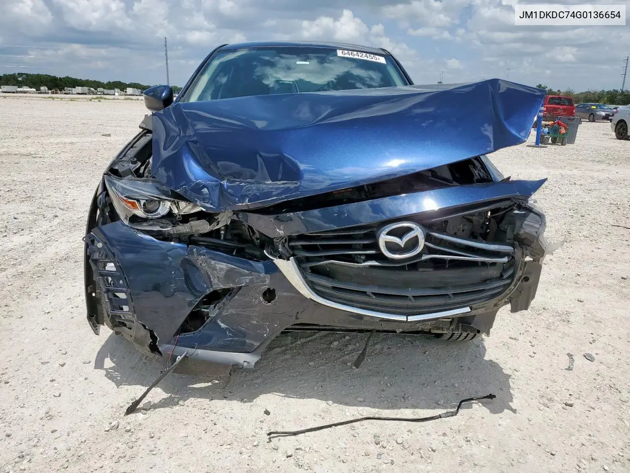 2016 Mazda Cx-3 Touring VIN: JM1DKDC74G0136654 Lot: 64642455