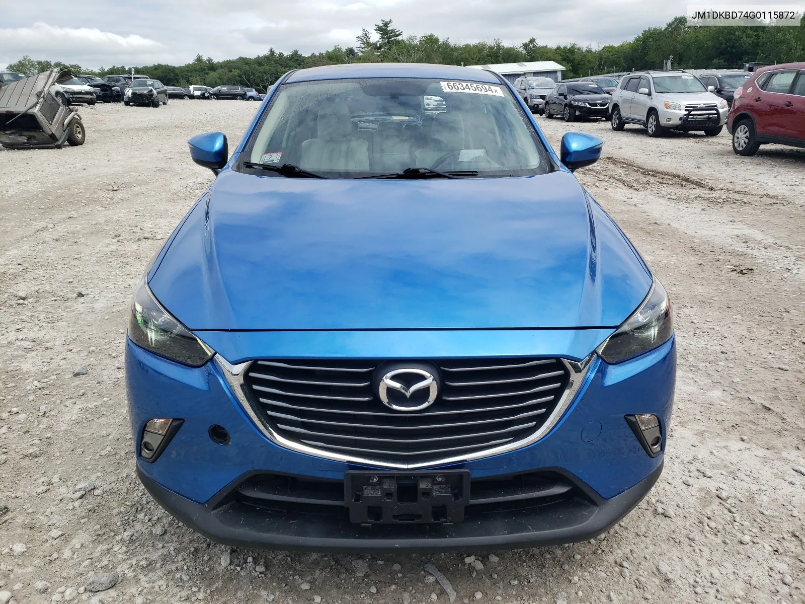 2016 Mazda Cx-3 Grand Touring VIN: JM1DKBD74G0115872 Lot: 66345694