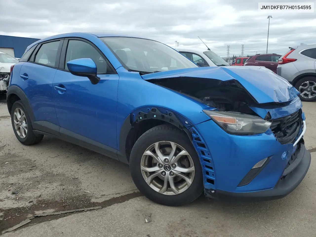 2017 Mazda Cx-3 Sport VIN: JM1DKFB77H0154595 Lot: 51226265