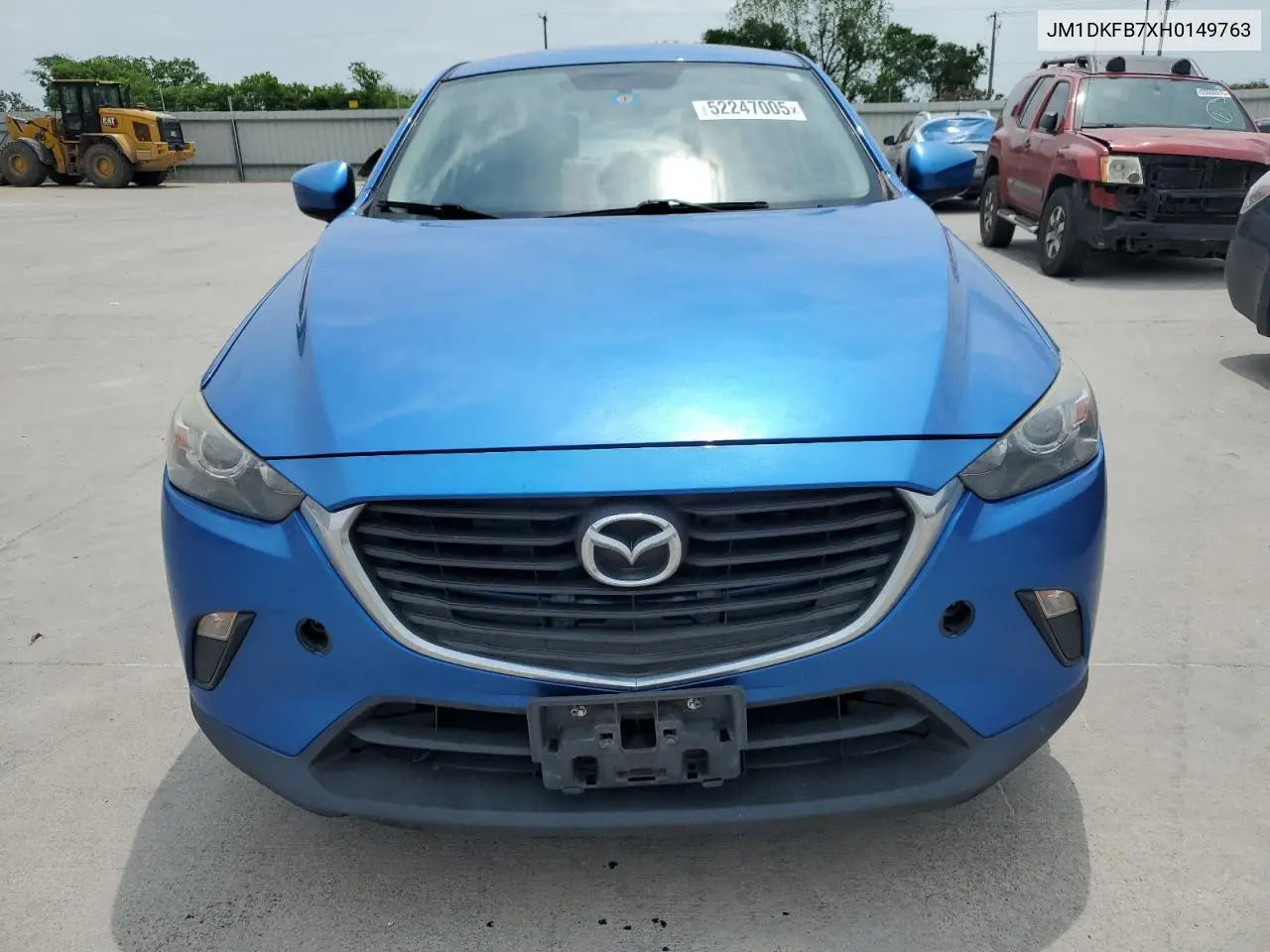 2017 Mazda Cx-3 Sport VIN: JM1DKFB7XH0149763 Lot: 52247005