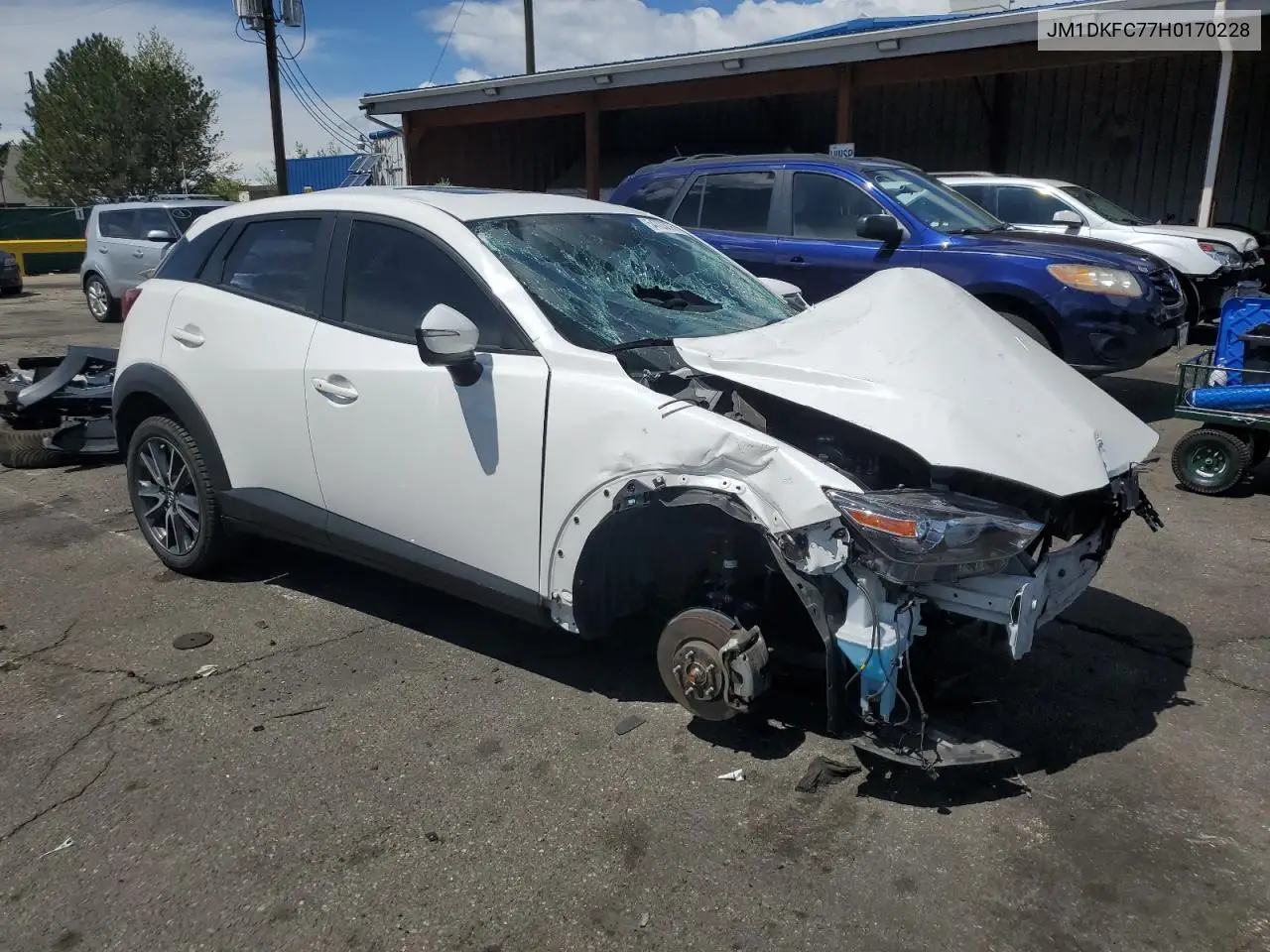 2017 Mazda Cx-3 Touring VIN: JM1DKFC77H0170228 Lot: 54703075