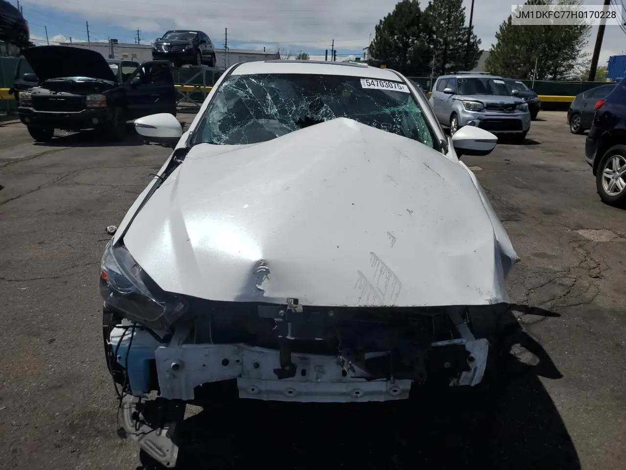 2017 Mazda Cx-3 Touring VIN: JM1DKFC77H0170228 Lot: 54703075