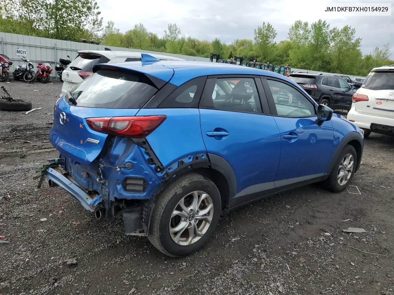 2017 Mazda Cx-3 Sport VIN: JM1DKFB7XH0154929 Lot: 55029845