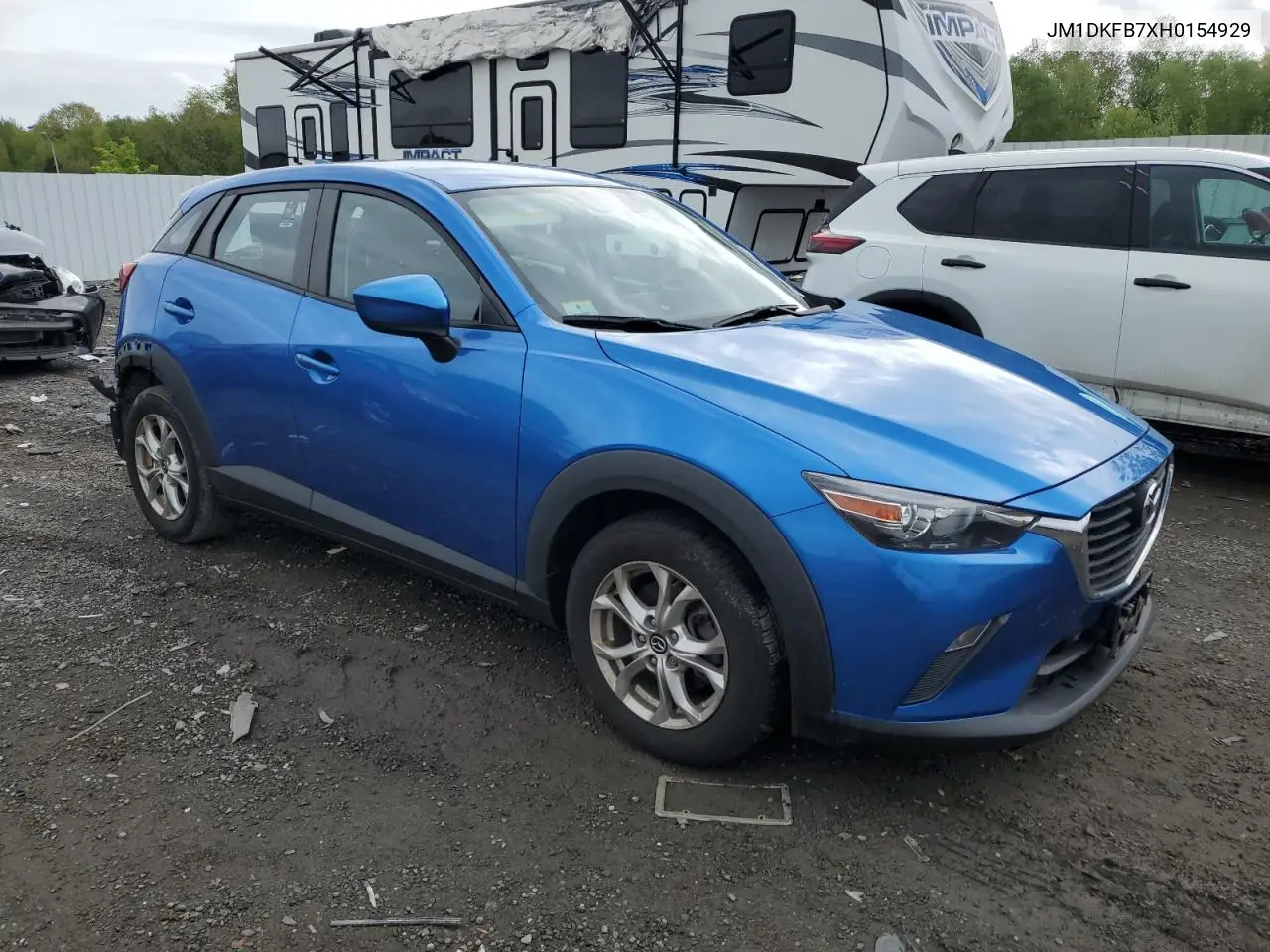2017 Mazda Cx-3 Sport VIN: JM1DKFB7XH0154929 Lot: 55029845