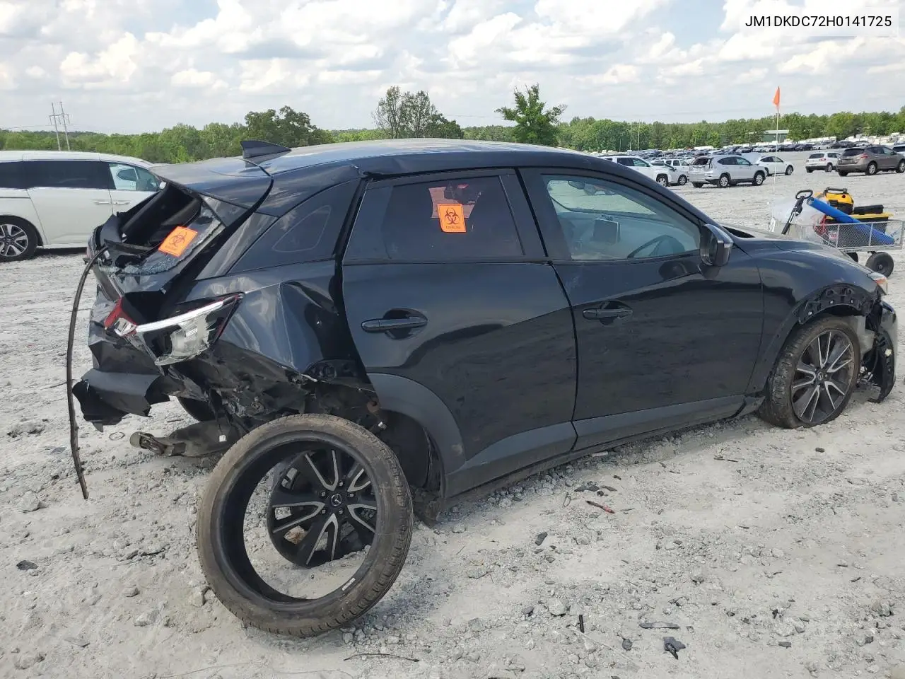 2017 Mazda Cx-3 Touring VIN: JM1DKDC72H0141725 Lot: 55298765