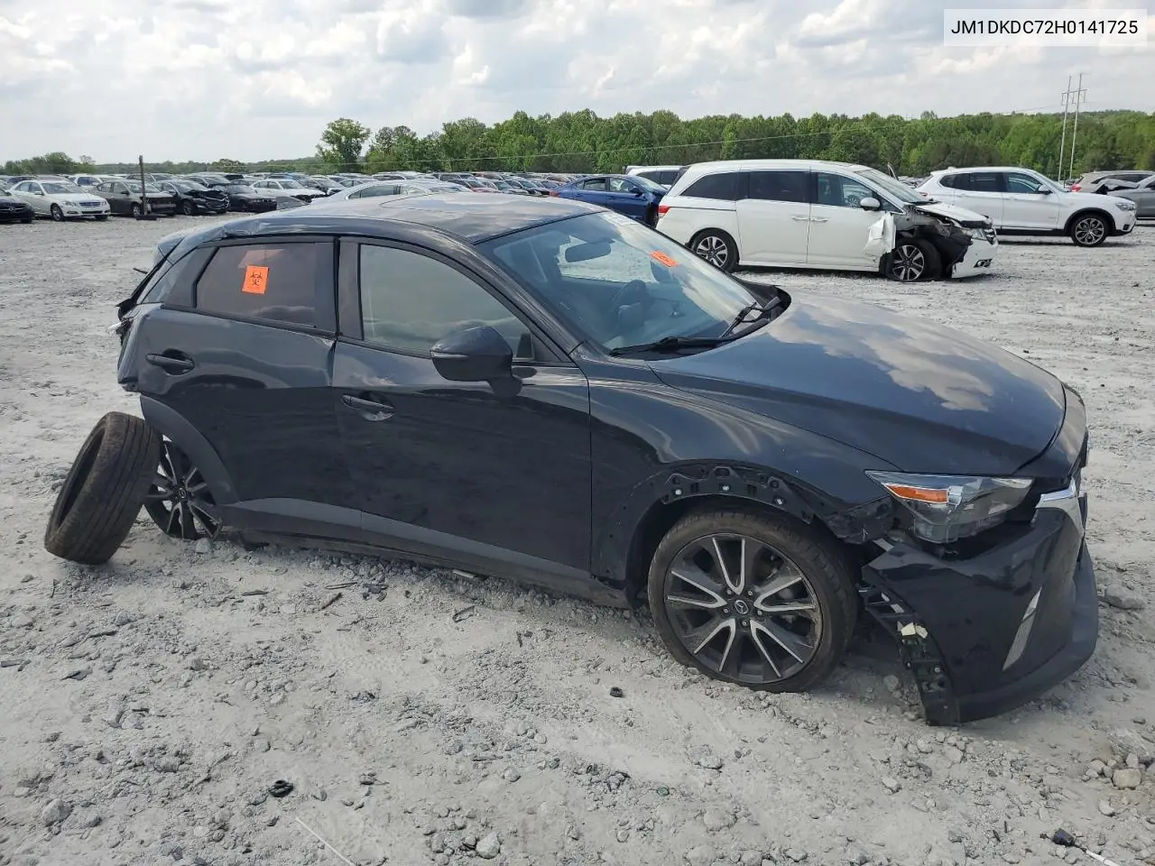 2017 Mazda Cx-3 Touring VIN: JM1DKDC72H0141725 Lot: 55298765