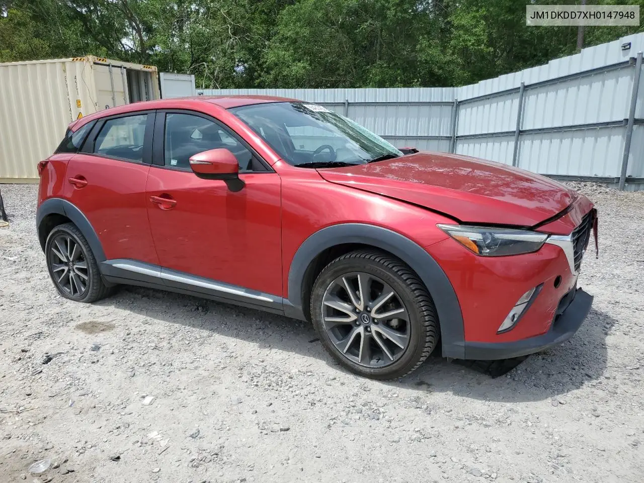 2017 Mazda Cx-3 Grand Touring VIN: JM1DKDD7XH0147948 Lot: 55431435
