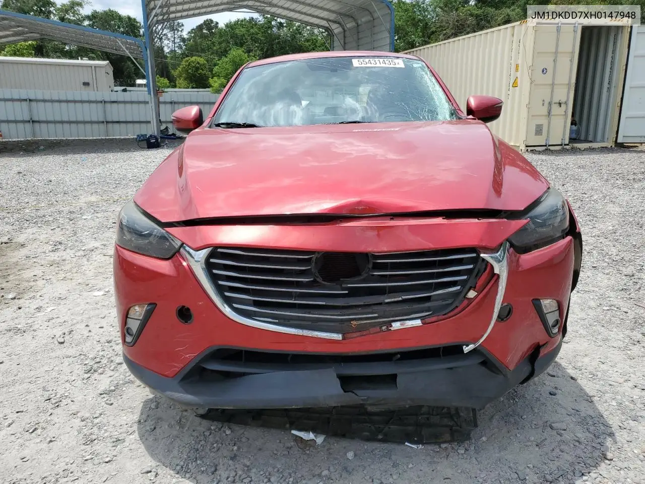 2017 Mazda Cx-3 Grand Touring VIN: JM1DKDD7XH0147948 Lot: 55431435