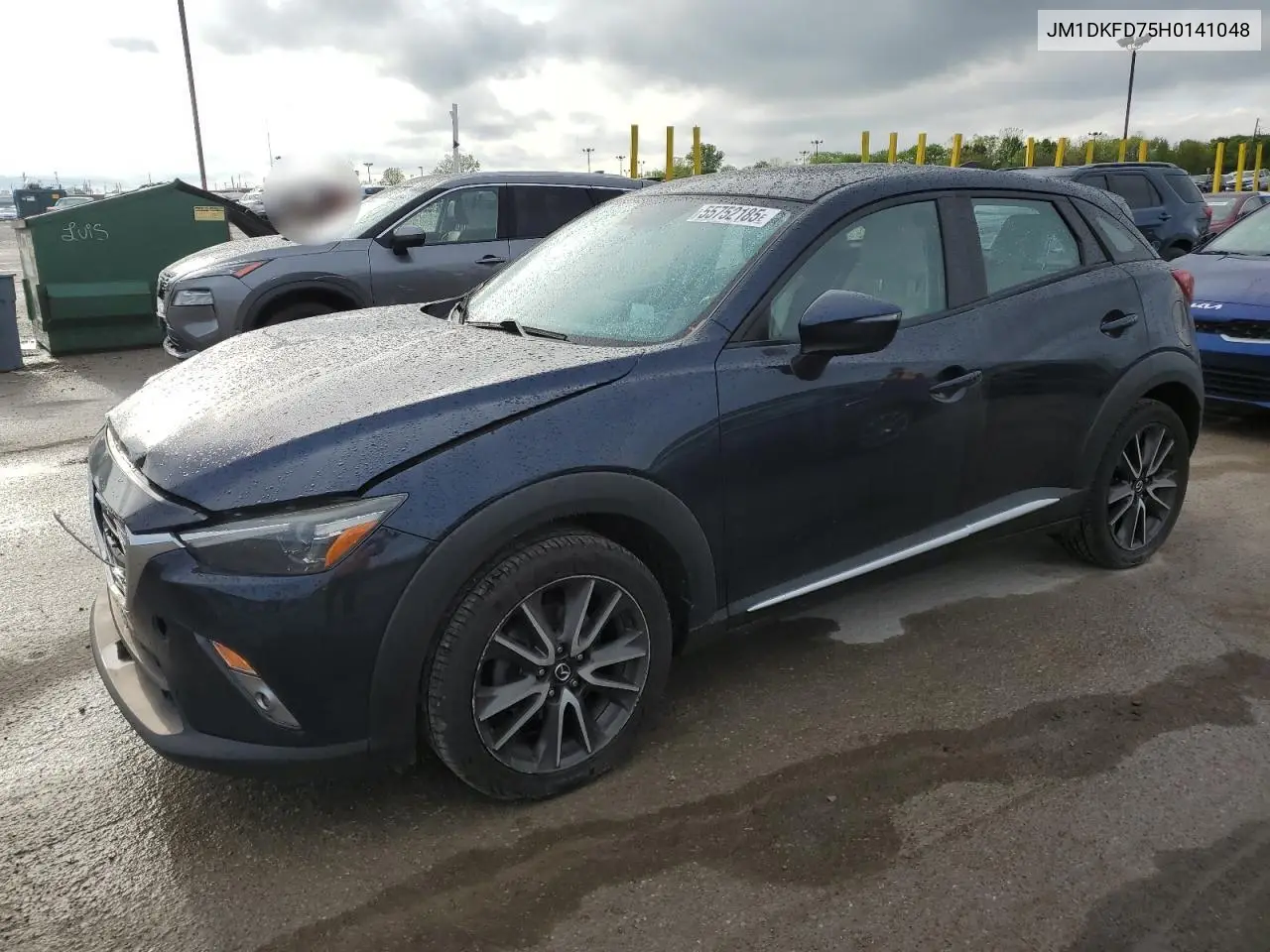 2017 Mazda Cx-3 Grand Touring VIN: JM1DKFD75H0141048 Lot: 55752185