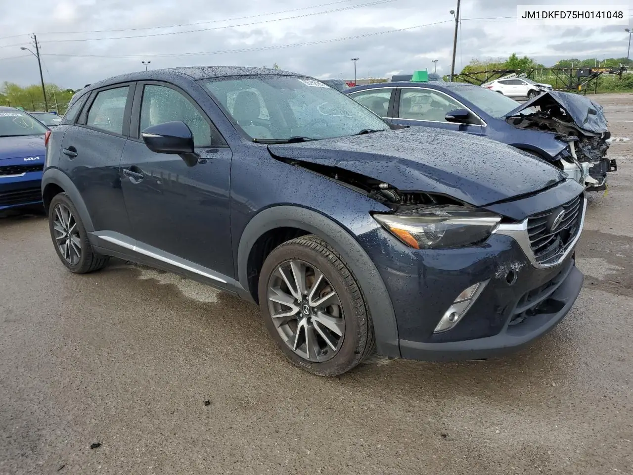 2017 Mazda Cx-3 Grand Touring VIN: JM1DKFD75H0141048 Lot: 55752185