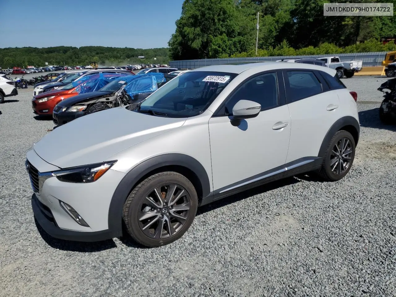 2017 Mazda Cx-3 Grand Touring VIN: JM1DKDD79H0174722 Lot: 55972915