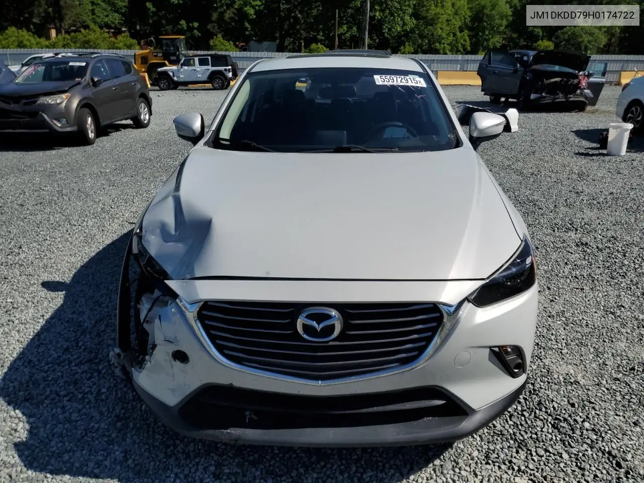 2017 Mazda Cx-3 Grand Touring VIN: JM1DKDD79H0174722 Lot: 55972915
