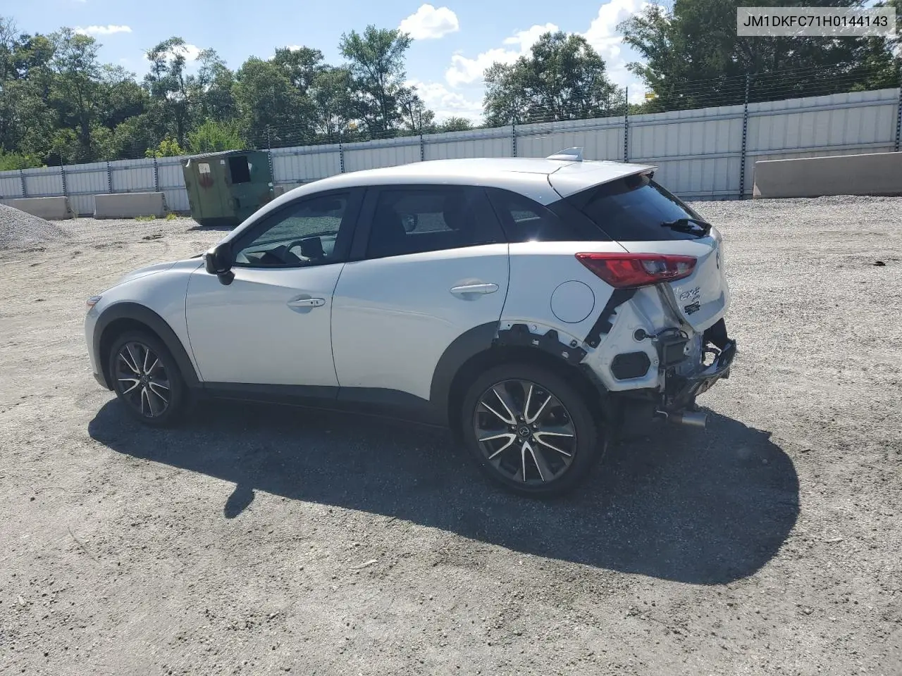 2017 Mazda Cx-3 Touring VIN: JM1DKFC71H0144143 Lot: 64660215