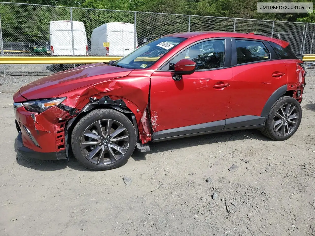 2018 Mazda Cx-3 Touring VIN: JM1DKFC7XJ0315915 Lot: 55838505