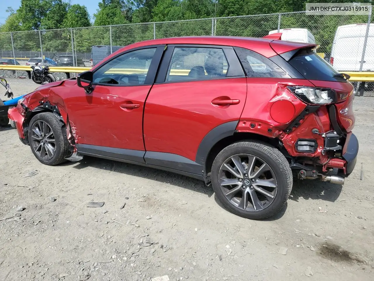 2018 Mazda Cx-3 Touring VIN: JM1DKFC7XJ0315915 Lot: 55838505