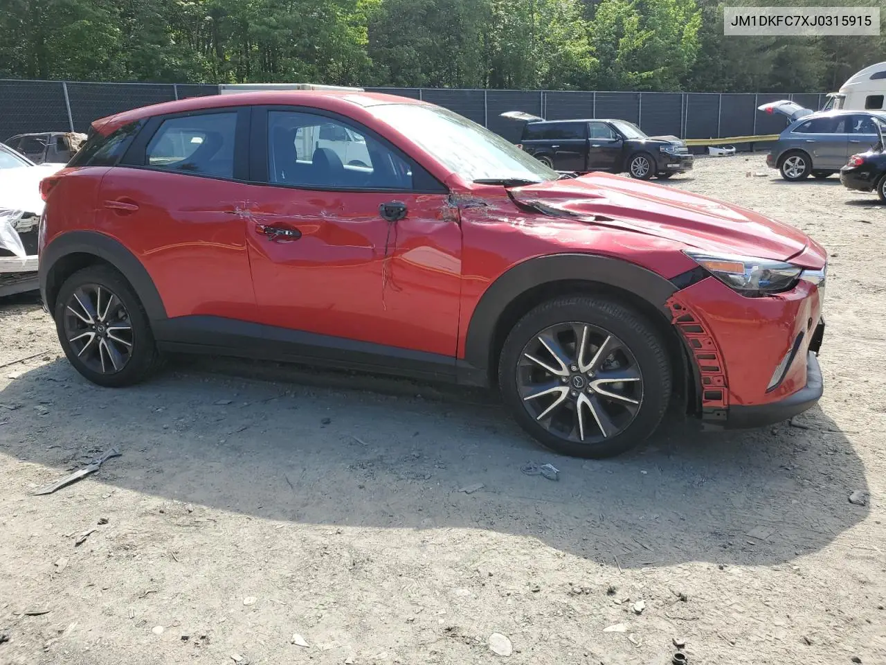 2018 Mazda Cx-3 Touring VIN: JM1DKFC7XJ0315915 Lot: 55838505