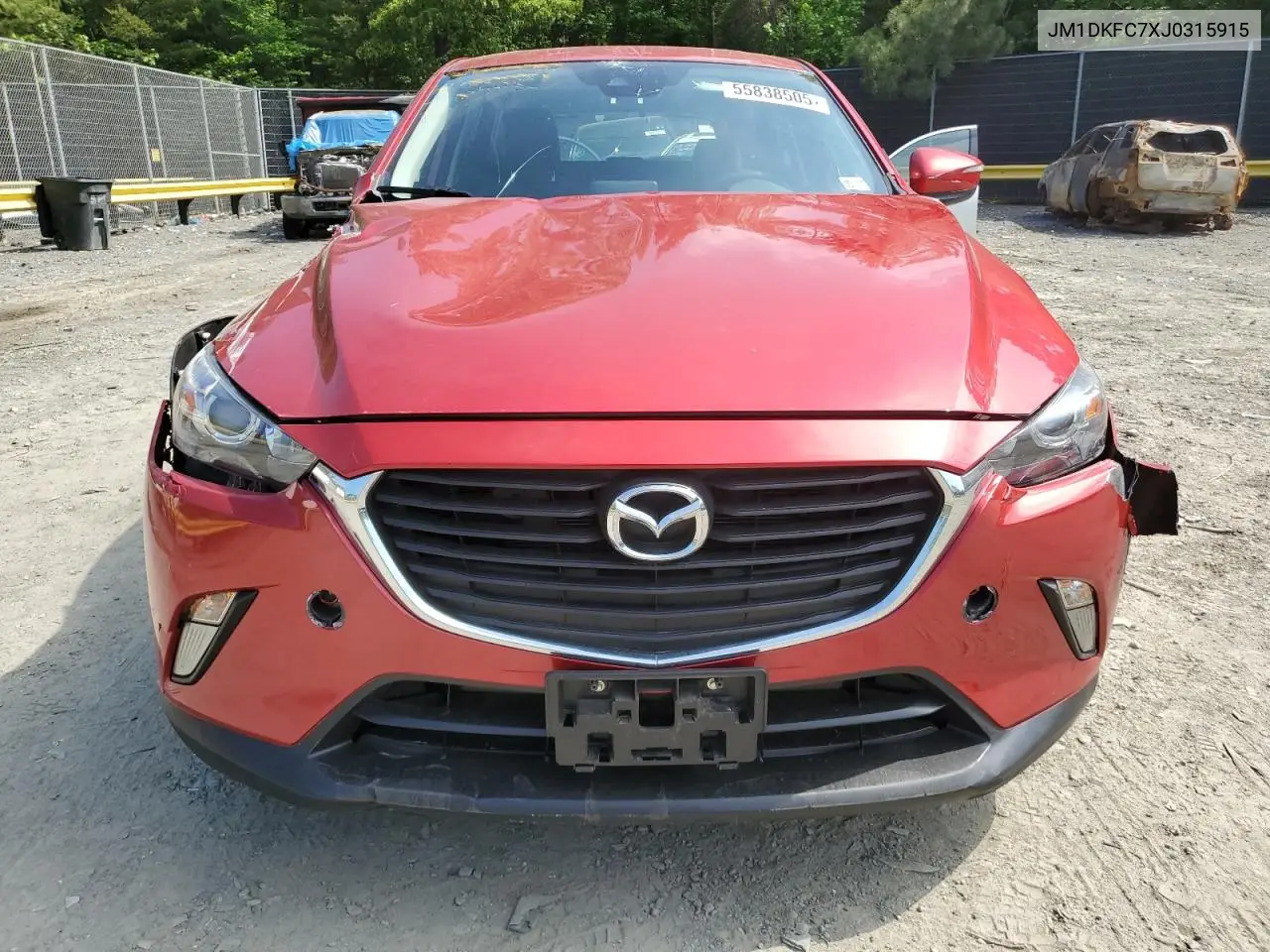 2018 Mazda Cx-3 Touring VIN: JM1DKFC7XJ0315915 Lot: 55838505