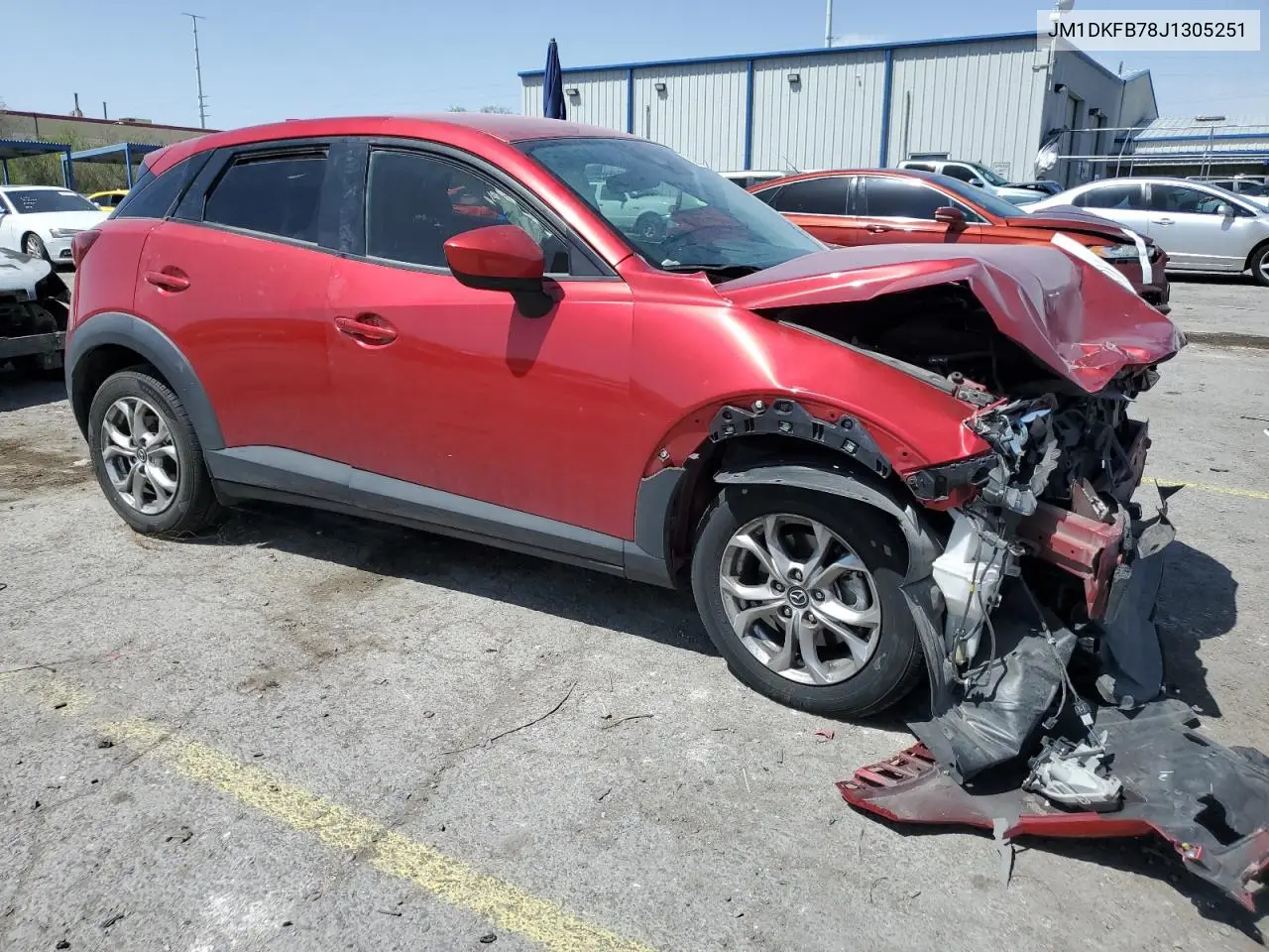2018 Mazda Cx-3 Sport VIN: JM1DKFB78J1305251 Lot: 56970395