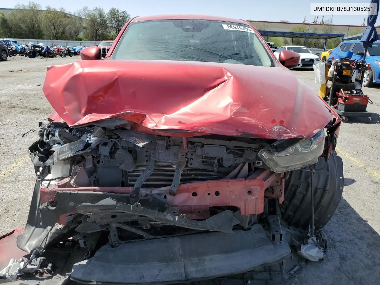 2018 Mazda Cx-3 Sport VIN: JM1DKFB78J1305251 Lot: 56970395