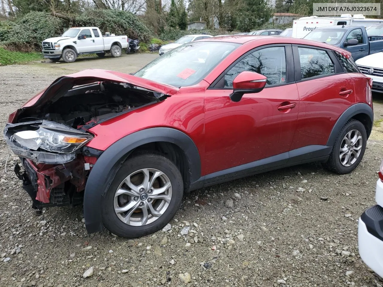 2018 Mazda Cx-3 Sv VIN: JM1DKFA76J0323674 Lot: 85519364