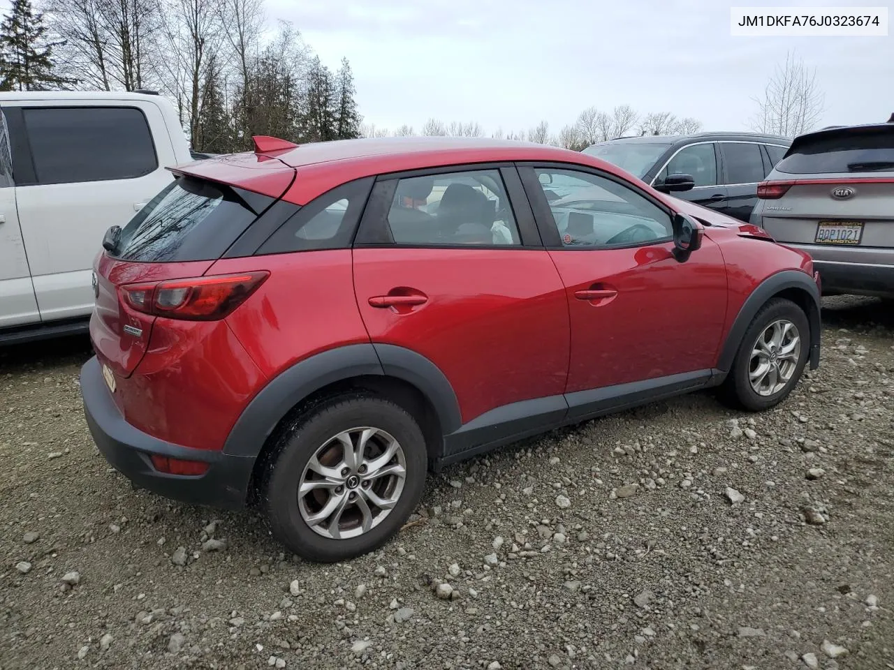 2018 Mazda Cx-3 Sv VIN: JM1DKFA76J0323674 Lot: 85519364