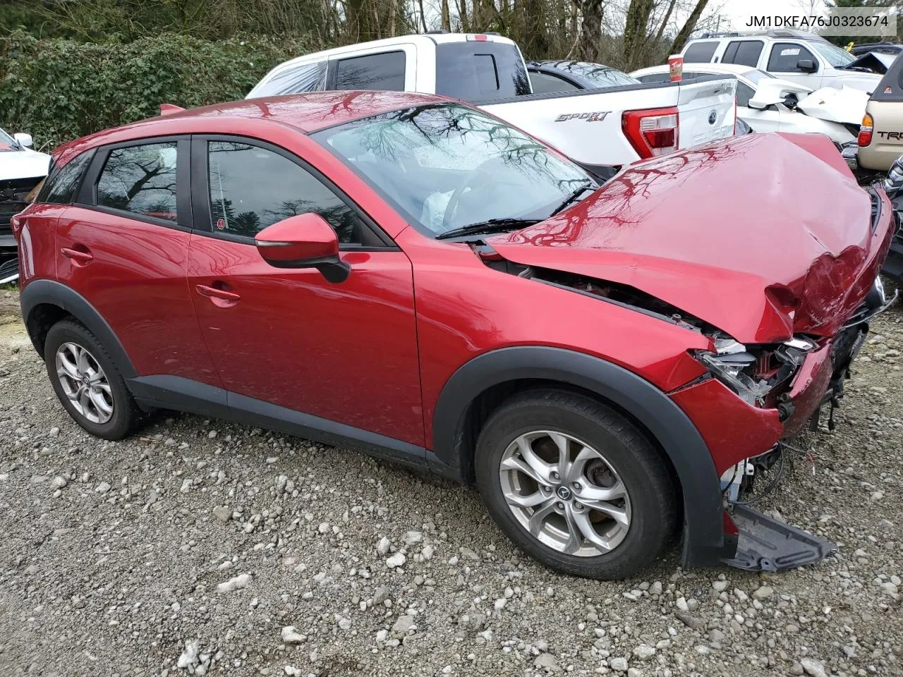 2018 Mazda Cx-3 Sv VIN: JM1DKFA76J0323674 Lot: 85519364