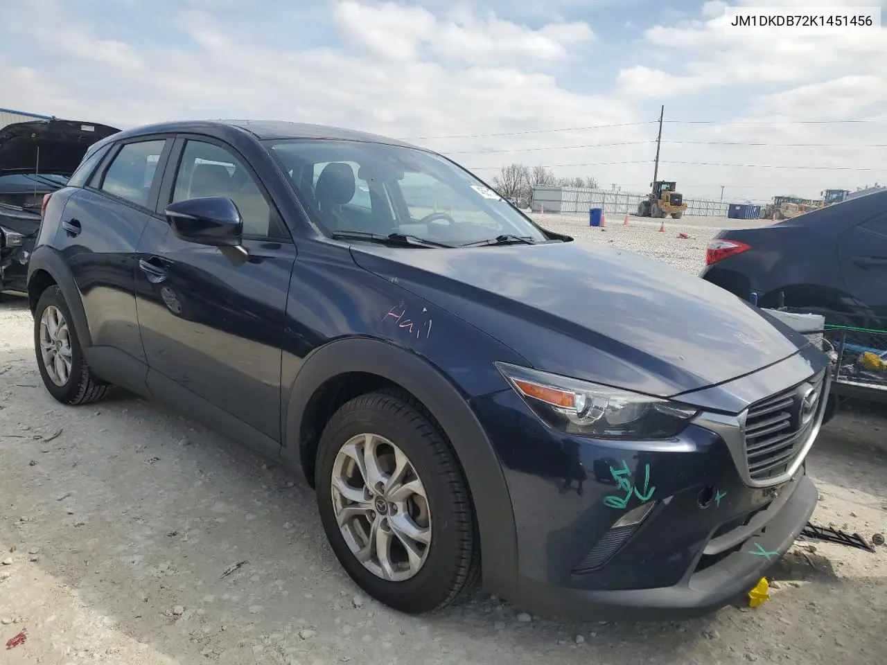 2019 Mazda Cx-3 Sport VIN: JM1DKDB72K1451456 Lot: 45551705