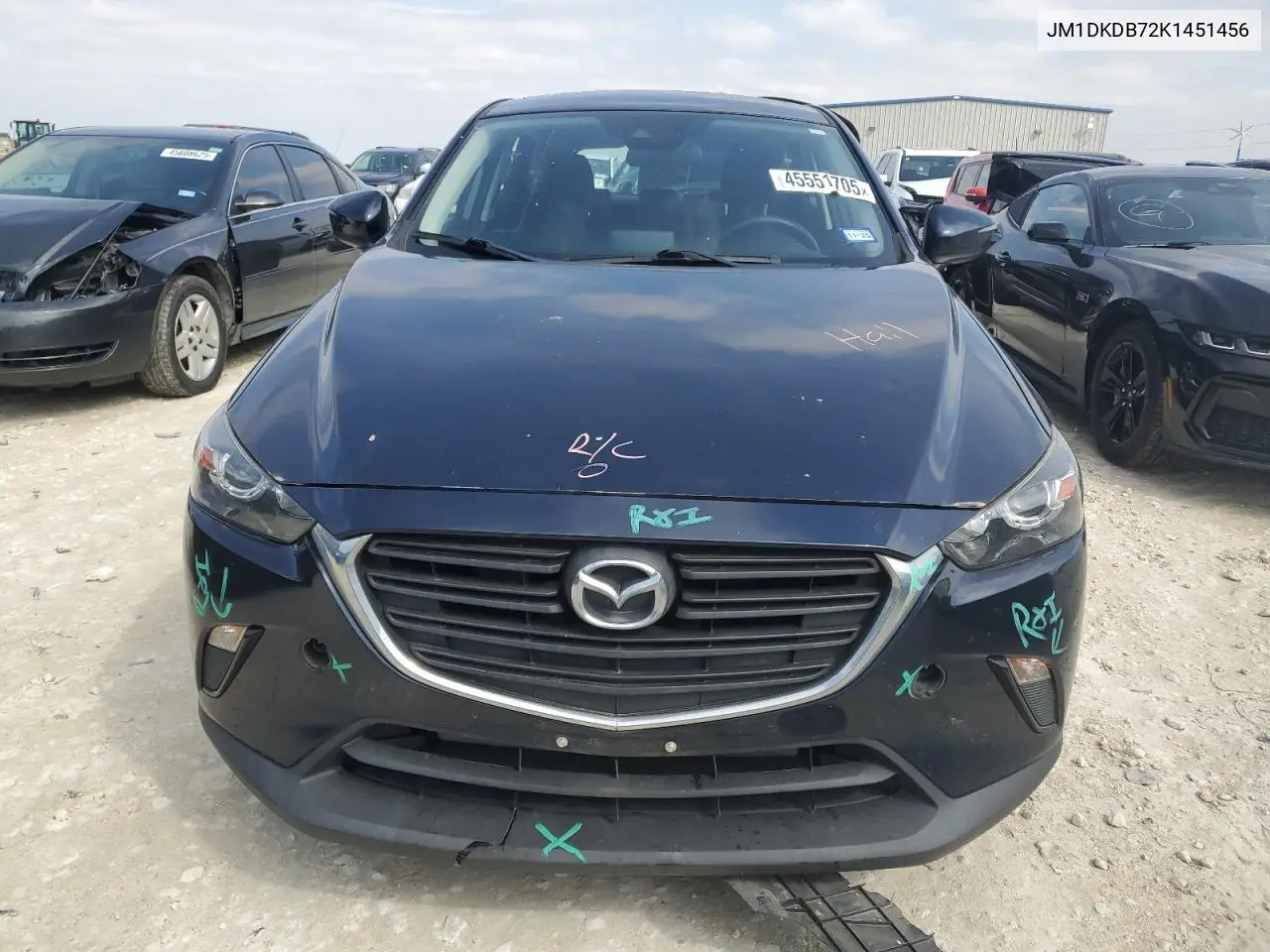 2019 Mazda Cx-3 Sport VIN: JM1DKDB72K1451456 Lot: 45551705