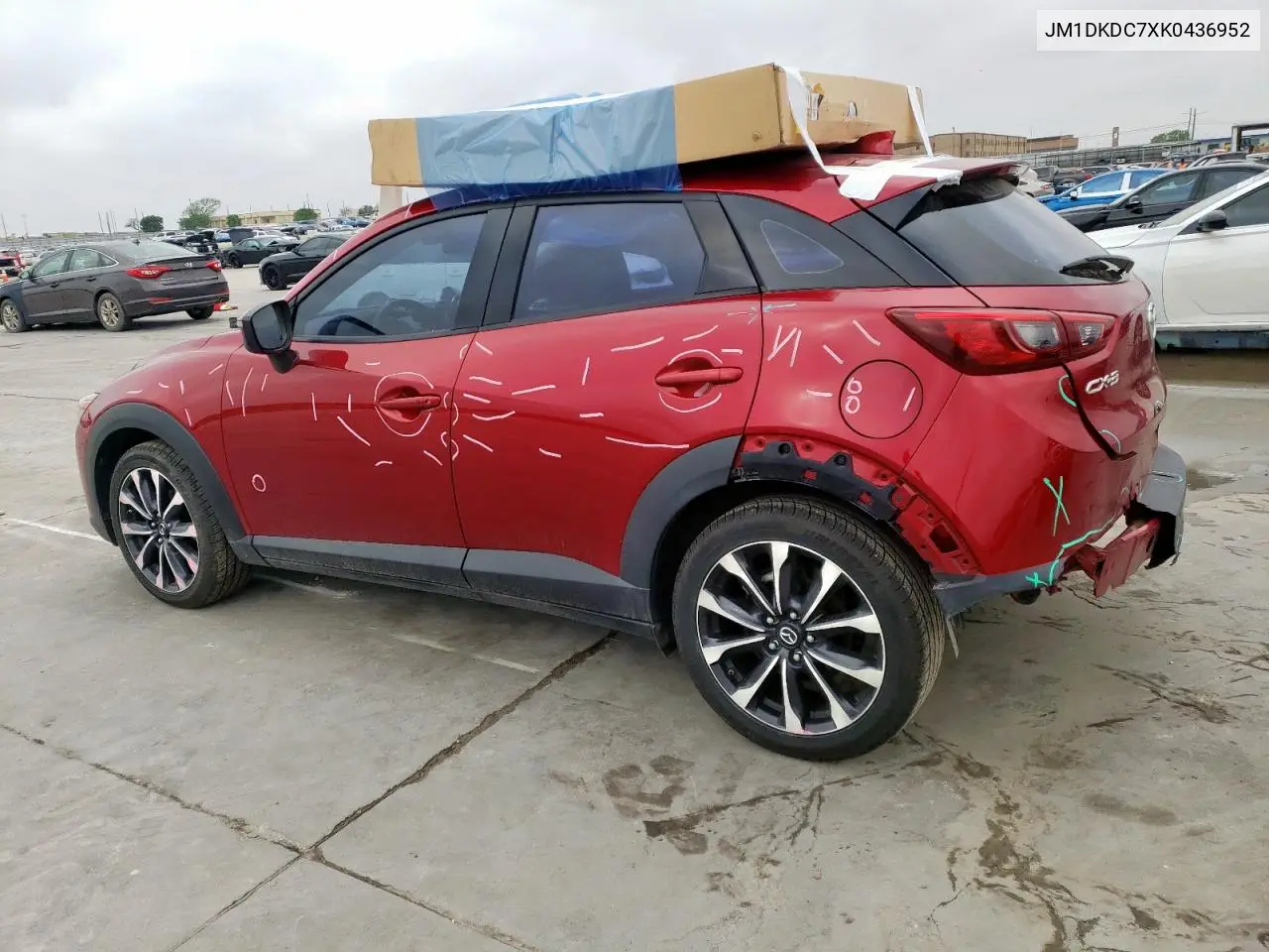 2019 Mazda Cx-3 Touring VIN: JM1DKDC7XK0436952 Lot: 50615405