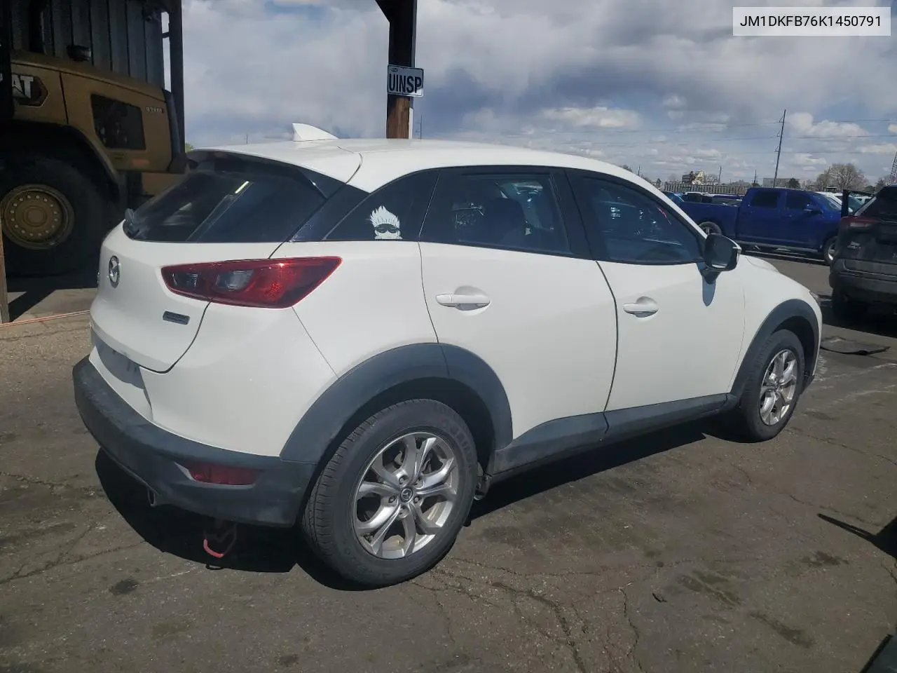 2019 Mazda Cx-3 Sport VIN: JM1DKFB76K1450791 Lot: 51793185