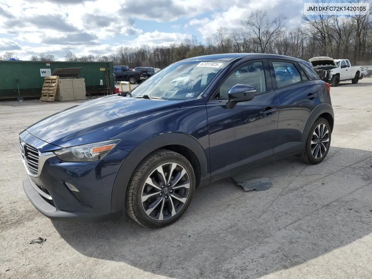 2019 Mazda Cx-3 Touring VIN: JM1DKFC72K1420105 Lot: 52351925
