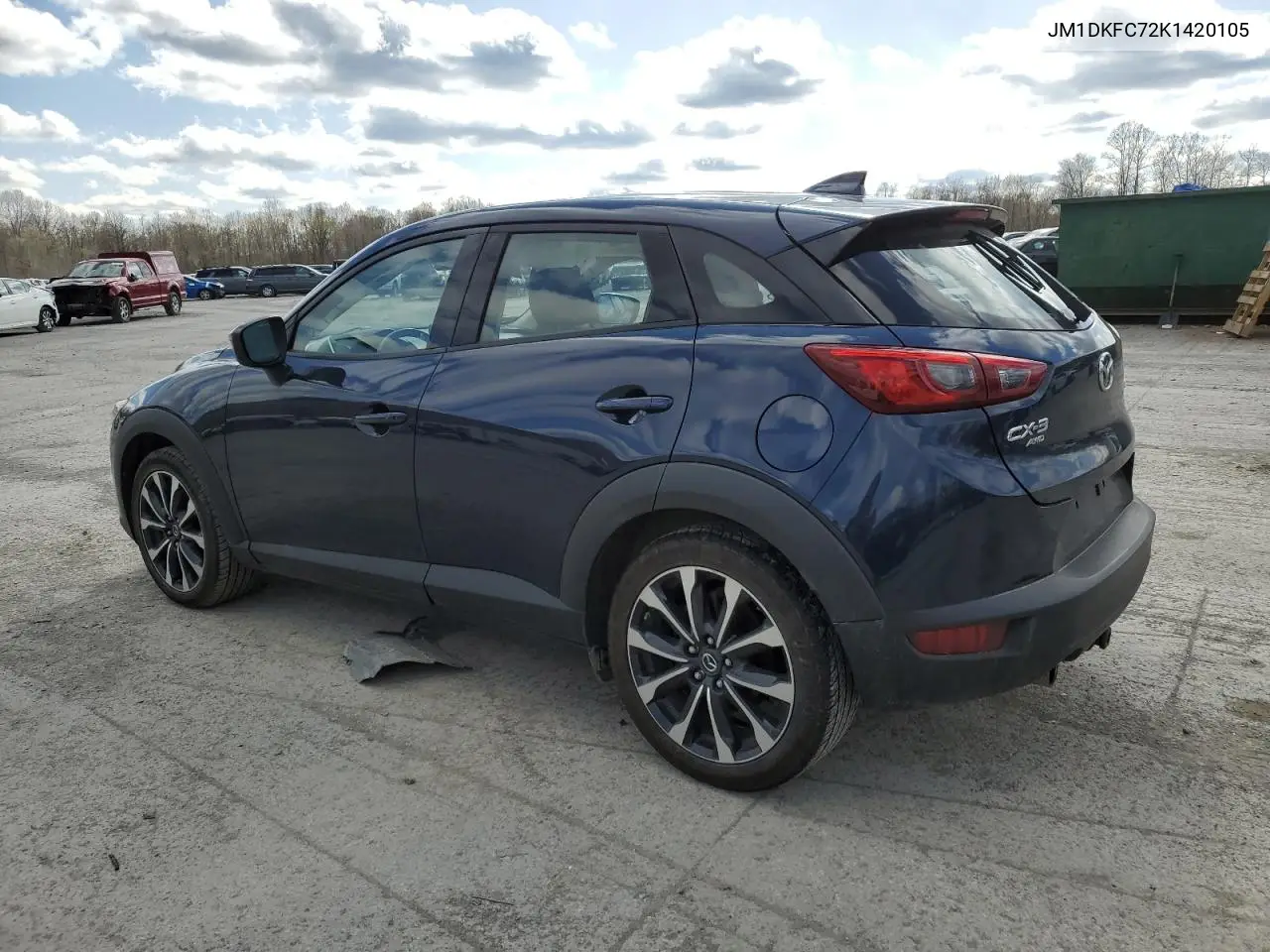 2019 Mazda Cx-3 Touring VIN: JM1DKFC72K1420105 Lot: 52351925