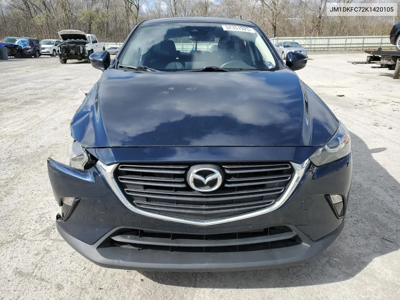 2019 Mazda Cx-3 Touring VIN: JM1DKFC72K1420105 Lot: 52351925