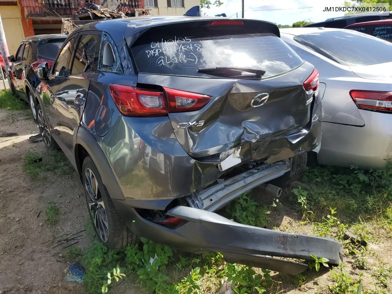 2019 Mazda Cx-3 Touring VIN: JM1DKDC7XK0412506 Lot: 53056785