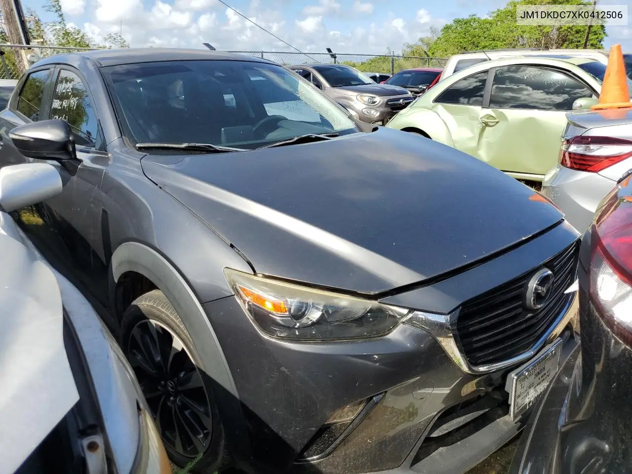 2019 Mazda Cx-3 Touring VIN: JM1DKDC7XK0412506 Lot: 53056785