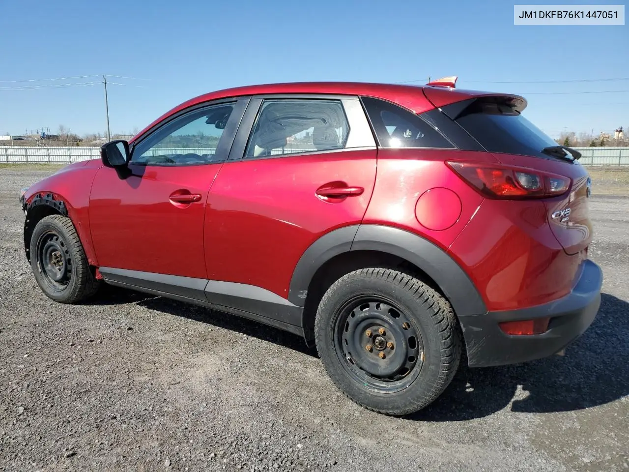 2019 Mazda Cx-3 Sport VIN: JM1DKFB76K1447051 Lot: 54162165