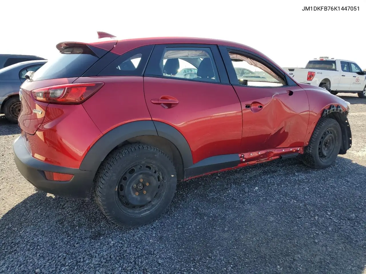 2019 Mazda Cx-3 Sport VIN: JM1DKFB76K1447051 Lot: 54162165