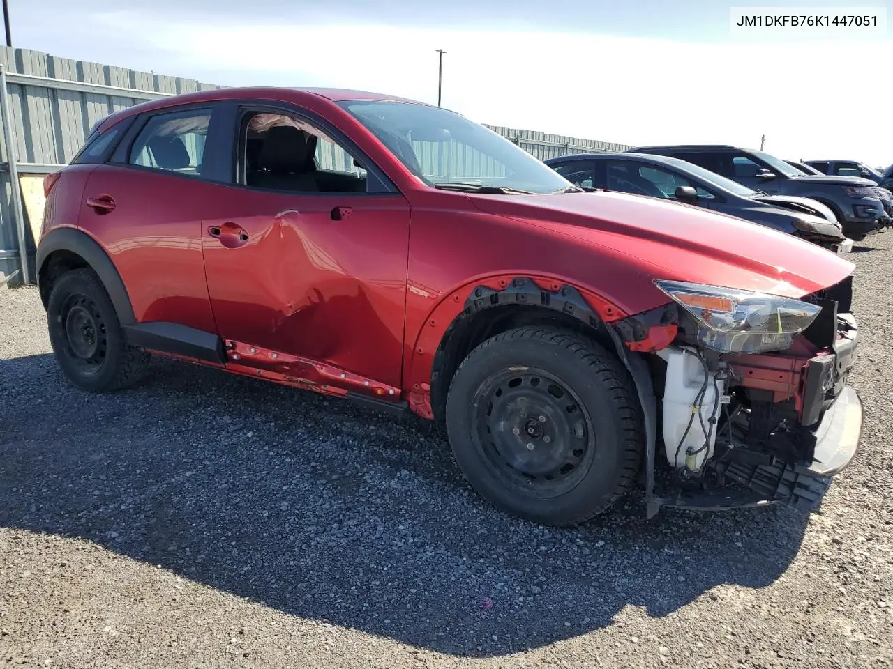 2019 Mazda Cx-3 Sport VIN: JM1DKFB76K1447051 Lot: 54162165
