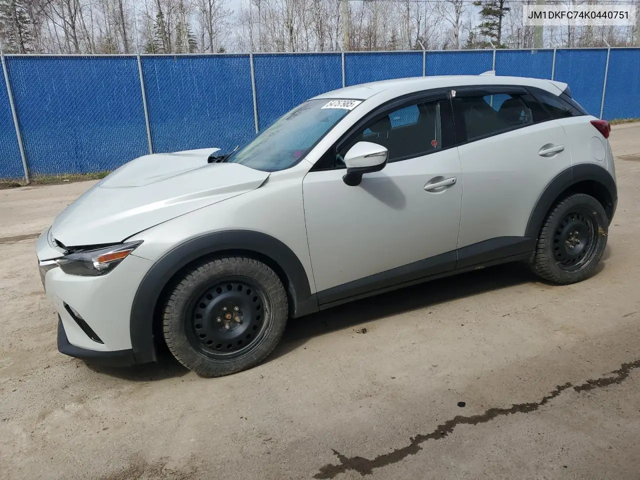 2019 Mazda Cx-3 Touring VIN: JM1DKFC74K0440751 Lot: 54757985