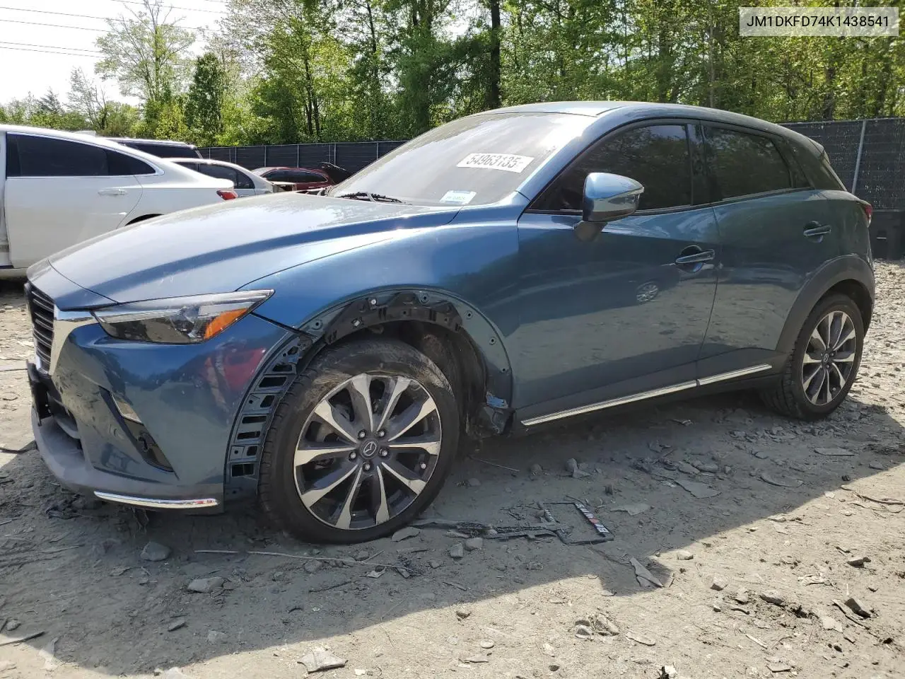 2019 Mazda Cx-3 Grand Touring VIN: JM1DKFD74K1438541 Lot: 54963135