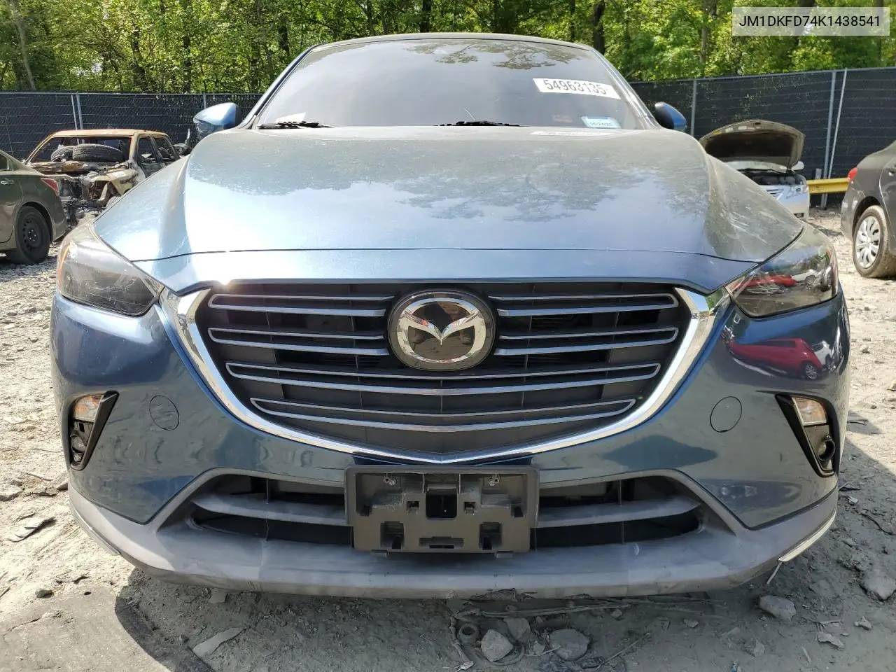 2019 Mazda Cx-3 Grand Touring VIN: JM1DKFD74K1438541 Lot: 54963135