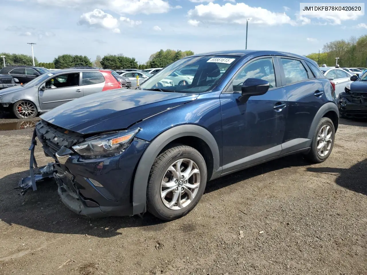 2019 Mazda Cx-3 Sport VIN: JM1DKFB78K0420620 Lot: 55561615